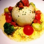 キャトルプレジール - 新タマネギの丸ごとロースト　レモンバターソース