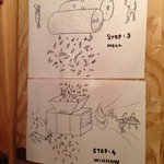 ショコル - 2015年3月：店内に飾ってあったチョコを作る工程③④