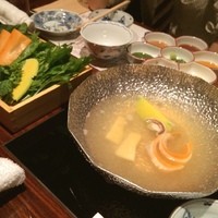 名古屋 魚しゃぶ 濱の季 - 魚しゃぶは野菜とともにこれでしゃぶしゃぶ‼️