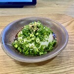 るり渓温泉本館 - とろみ豆腐胡麻葱塩480円