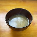 天神橋 - サービス味噌汁