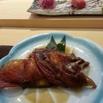 Sushi Shinagawa Aoi - 鬼カサゴの煮つけ