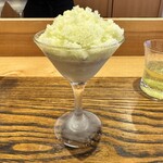 モンブランスタイル - 栗とメロンのミニパフェ