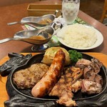 ビッグボーイ - 料理写真:よくばりグリル　1969円（誕生月クーポン20％OFF）