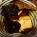 新橋ときそば - 肉豆腐の中は白