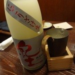 新橋ときそば - 紀土純米吟醸にごりざけ生