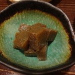 新橋ときそば - ピリ辛こんにゃく