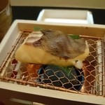 日本料理 喜春 - 平目酒粕漬け炙り♪
