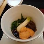 日本料理 喜春 - 鱈白子柚香酢ゼリー♪