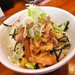 手打ち中華そば 竹の助 - ミニ丼（卵あんかけ丼）
