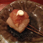 すみれ堂 - お餅明太子のせ