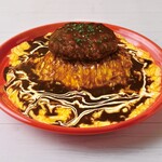 オムロコ(デミグラスチーズソースハンバーグのオムライス)