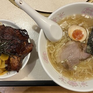 つばめや - 料理写真:焼肉丼セット　1,200円