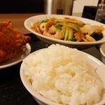 久香居 - 堅焼きそばセット：700円