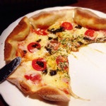 バー フォンテンブロー - 料理写真:和食の後の二軒目だったので
真っ先にチーズ系を欲し
マルゲリータ‧˚*(¤̴̶̷́ॢω¤̴̶̷̀ॢ๑)₊.