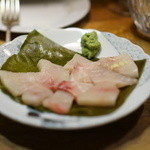 チニャーレエノテカ - 平目の昆布〆