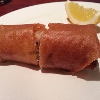 開化亭 - 名物料理、鮎の春巻き