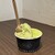 ジェラテリア アクオリーナ - 料理写真:よもぎと生アーモンド(左) アスパラガス(右)