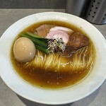 BIRI BIRI CRUSH MEN - 料理写真:味玉入り山椒生姜ラーメン