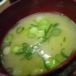 じャりんこ食堂 - 味噌汁