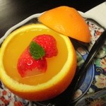 葵寿司 - オレンジの寒天寄せ