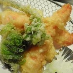 葵寿司 - こごみ・ふきのとう・海老・キス