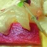 葵寿司 - 鯛と本鮪・鱧落とし・烏賊