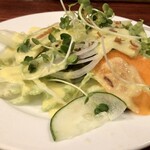 TRATTORIA ROMANO - パスタをハーフサイズにしたのでサラダがついてきました
