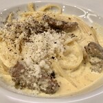 TRATTORIA ROMANO - 自家製パンチェッタのカルボナーラ