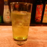 ホルモン酒場とん平 - 緑茶割り（キンミヤ焼酎）