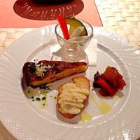 トラットリアイルポンテ - Pranzo A（週末：1,800円）の前菜盛り合わせ。全体的に割りと普通。