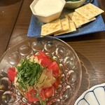 としまえん 多喜 - ガリトマと　チーズ豆富