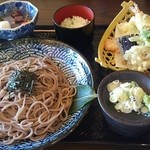 Kissako Anan - 渓流そば　天ぷらセット
