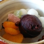 椿 - 白玉あんみつ