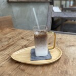 農家カフェ ラク - アイスカフェオレ