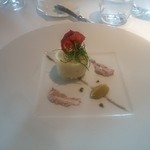 アンティカ オステリア デル ポンテ - 美味しすぎる前菜。ﾌﾞﾗﾝﾀﾞｰﾄﾞとﾎﾟﾛﾈｷﾞのﾊﾞﾘｴｰｼｮﾝ