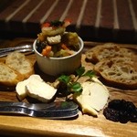 北参道 LA CAVE - ［１回目］前菜の盛り合わせ・３点盛り(1300円)