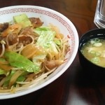 ひばり食堂 - いのしし焼肉丼