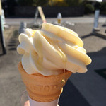 亀田酒造 - 大吟醸ソフトクリーム。シロップがうまい！(^o^)