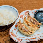 純米味噌ラーメン みそら堂 - 焼き餃子セット
