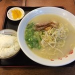 薩摩っ子ラーメン - ラーメン＋ライス