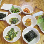 サランチェ - 三人分の小皿おかず2015/3