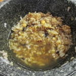 サランチェ - コーン茶を入れて蒸したお焦げ　2015/3