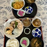 もりや商店 - おこのみ定食と生うに丼