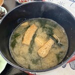 もりや商店 - おこのみ定食の味噌汁