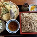 そすい庵 - 料理写真:天もり蕎麦大盛
