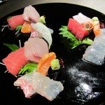 熊野倶楽部 - 刺身四種盛り（３人前）