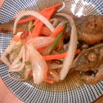 晩杯屋 - 豆アジの南蛮漬け１５０円