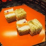 翠泉 - 桜鱒の押し寿司
            美味しい♡
