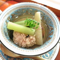 日本橋笈川 - 京都産新筍の若竹煮　蕗　鯛の子